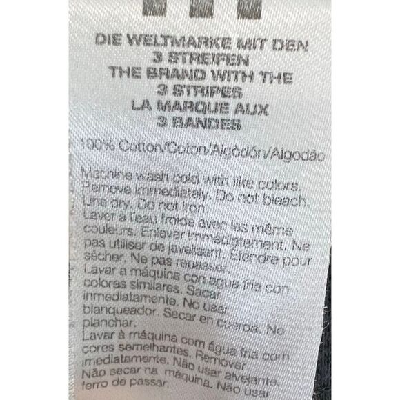 Adidas Cropped Grey Athletic Sweatpants With Tie Waist - Picture 5 of 5